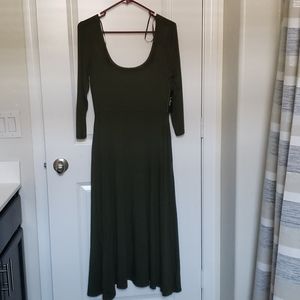 Lulu's Olive Green Dress